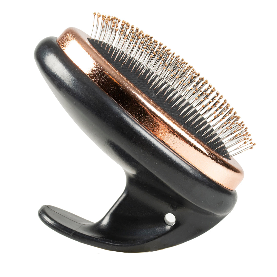 Noir ergonomische slicker borstel