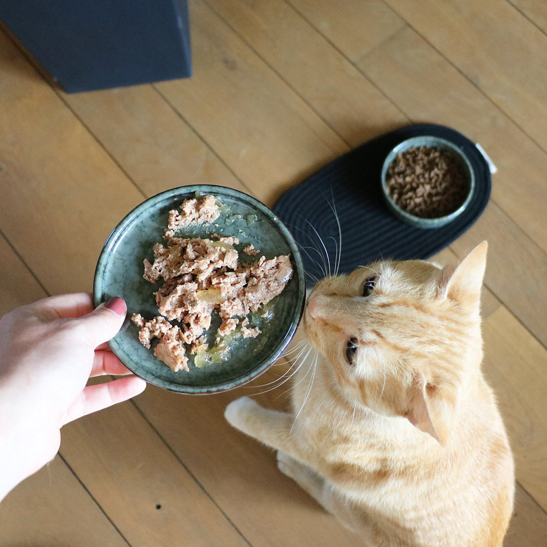 Jasper eetschaal - marble green