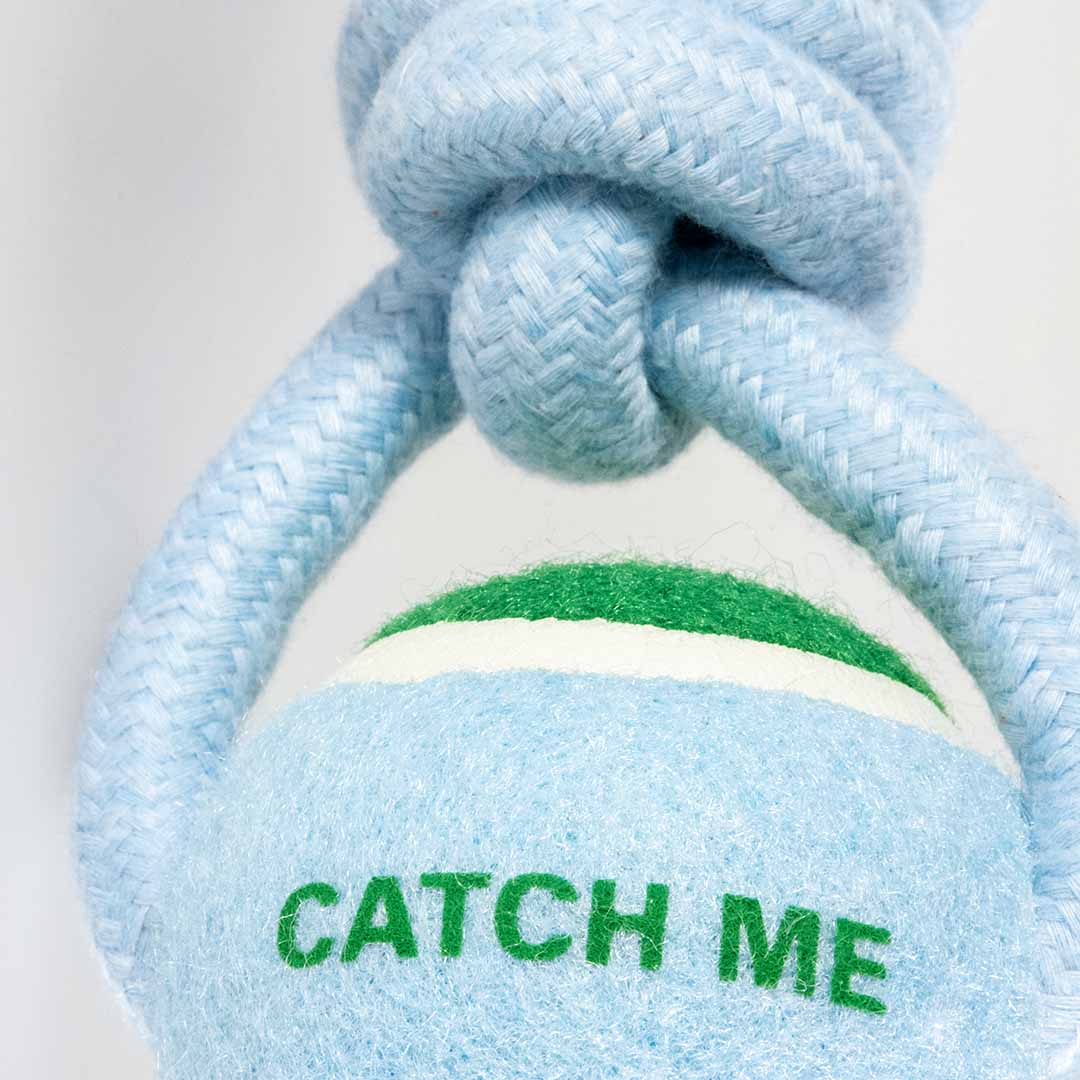 Ball with rope loop SWING ME Hondenspeelgoed Coockoo