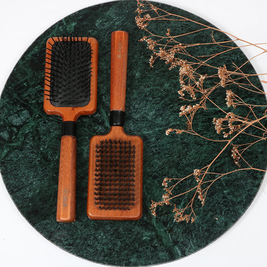 Noir Japandi Brosse double-face