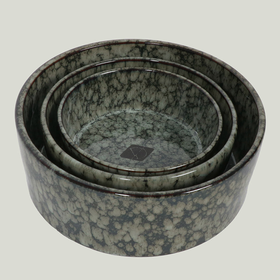 Jasper eet- & drinkkom - marble green