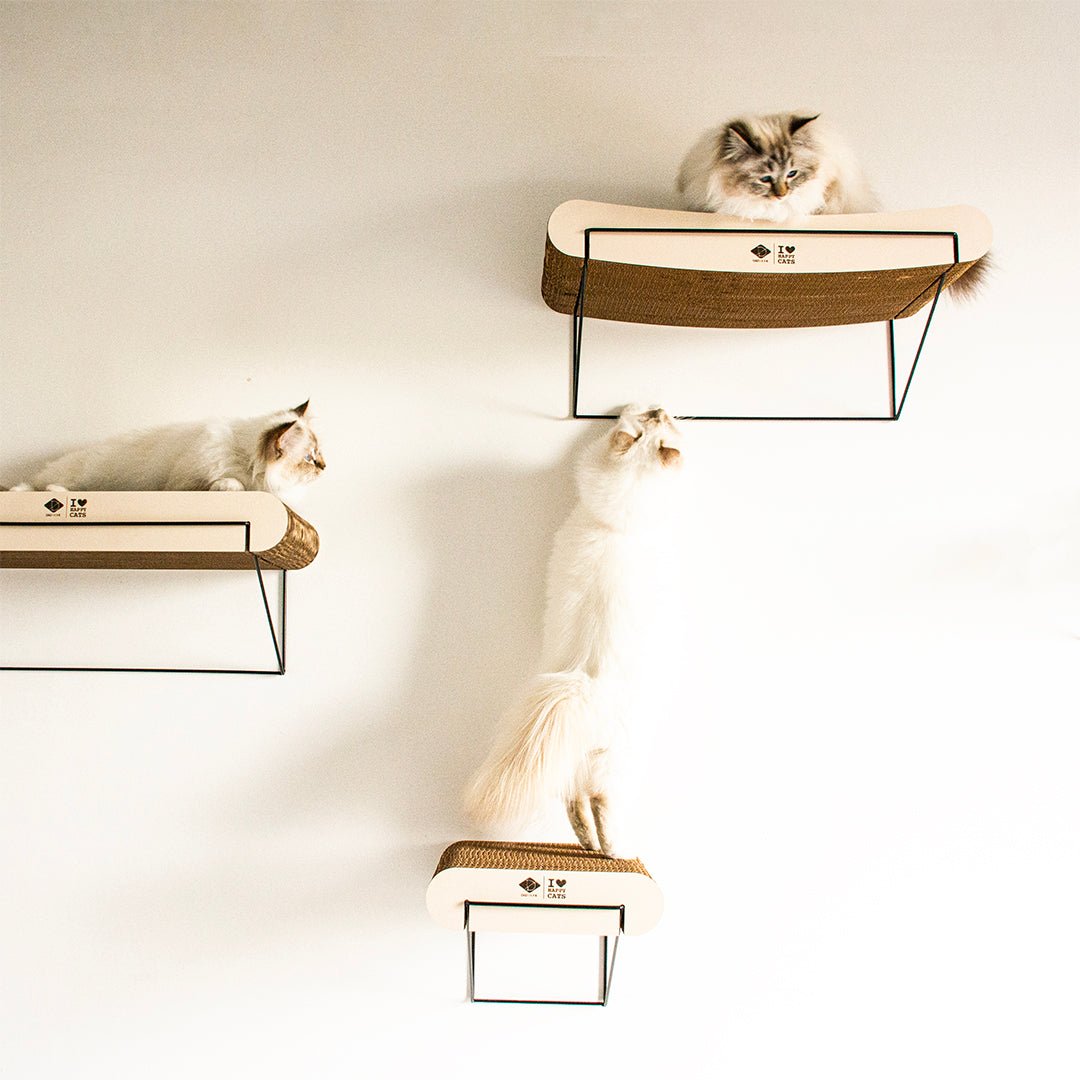 DAVID - wandplank Krabplanken D&D Home - I LOVE Happy Cats