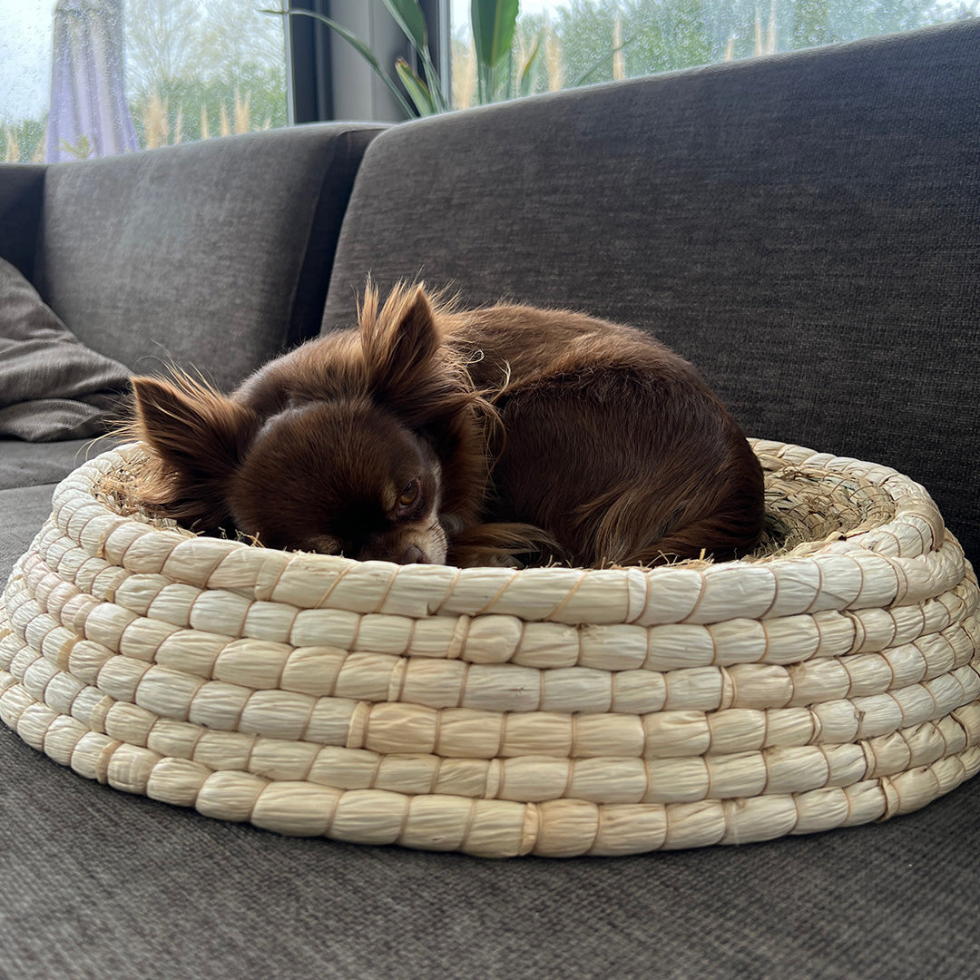 Pouf en feuille de maïs Siesta