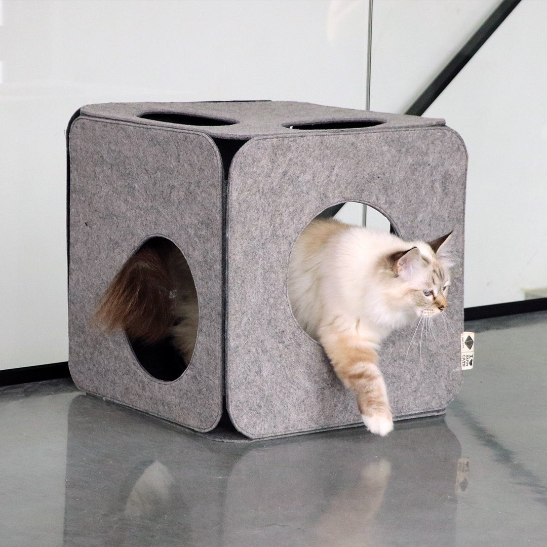 NALA - Speelkubus Kattenhuisjes D&D Home - I LOVE Happy Cats